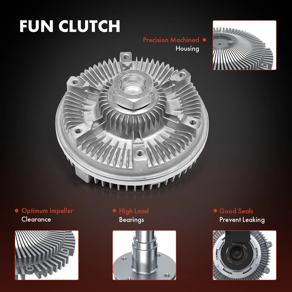 Embrague ventilador radiador para Ford E-350 Econoline Club Wagon F-250 F-350 1992 V8 7,3 L Foto 3 de 4