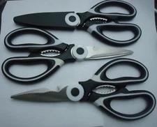3 pc-Heavy Duty kitchen Upholstery Sewing Shears Scissors etc size 8"# lot of 1