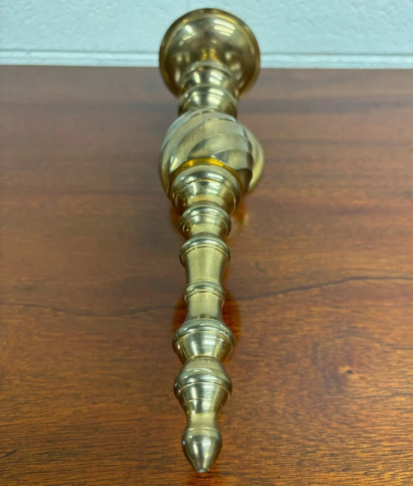 Aplique de pared vintage de latón macizo estilo mediados de siglo GATCO Foto 3 de 4