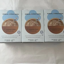 3 boxes Ideal Protein Cappuccino smoothie mix BB 04/30/26 FREE SHIP