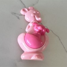 Avon Pink Kangaroo Fragrance Glacé 1975 Pin with Hidden Compartment