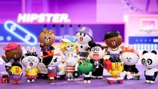 Auténtico X LINE FRIENDS Serie Calle Caja Ciega Hip-hop Confirmado Figura Regalo