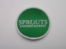Sprouts Farmers Market Embroidered Iron On Patch 3" x 3"