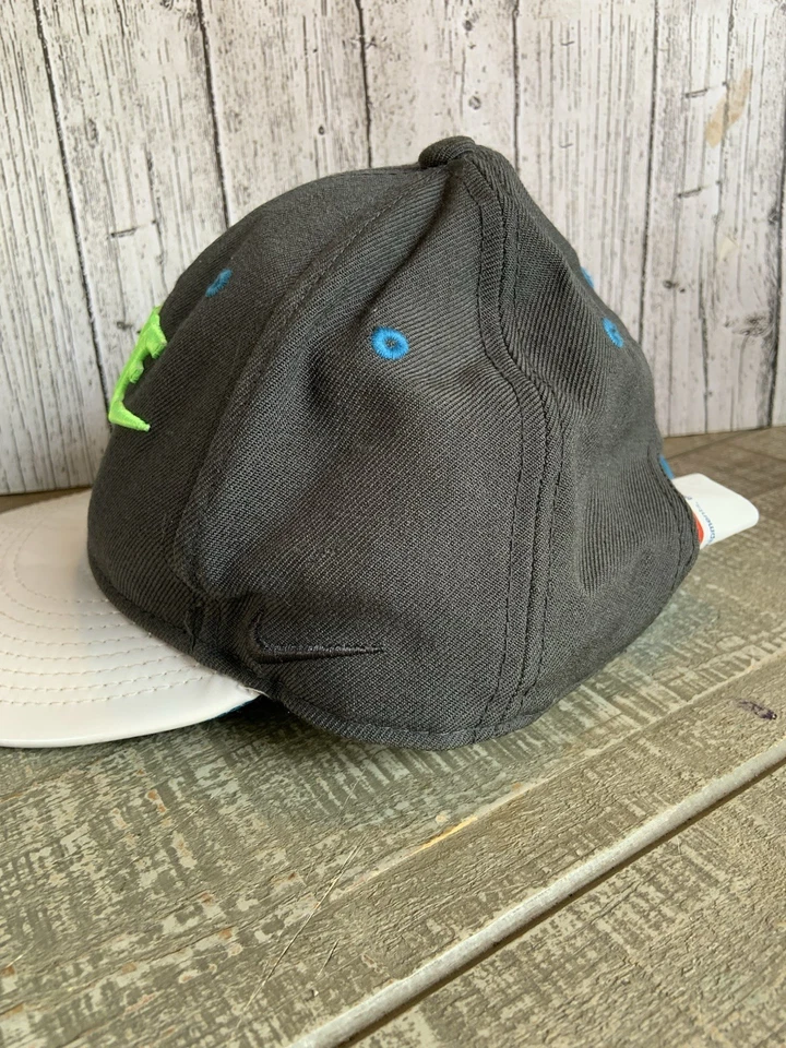 Nike True Air WEATHERMAN Gorra a Presión Verde Neón Logo Foamposite Negra Foto 3 de 4