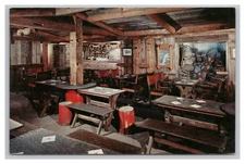 Littleton NEW HAMPSHIRE Thayers Hotel Vintage Ox- Bow Room Scene Postcard UNP