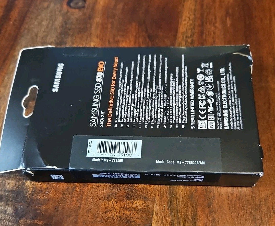 Samsung 870 EVO 500GB SSD 未開封 新品未開封】Samsung SSD 870 EVO 500GB - メルカリ