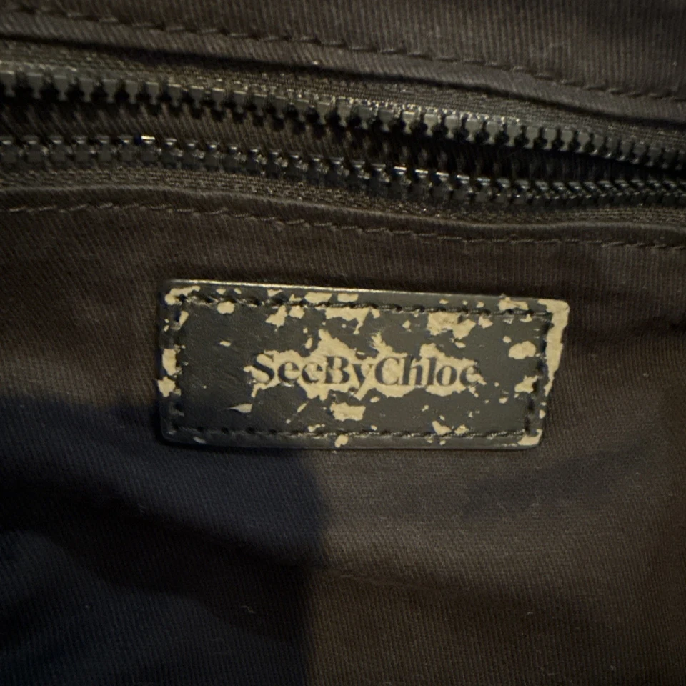 See By Chloe Joy Rider Black Nylon Star Charm Backpack Bag - Image 3 of 4