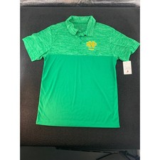 Augusta Sportswear Notre Dame Fighting Irish Titans Green Polo Shirt Adult M