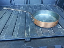 Very Large Vintage Dougherty Copper Pan Phila. 