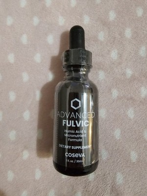 Coseva Advanced Fulvic Humic Acid Micronutrient Liquid Supplement 1 fl oz