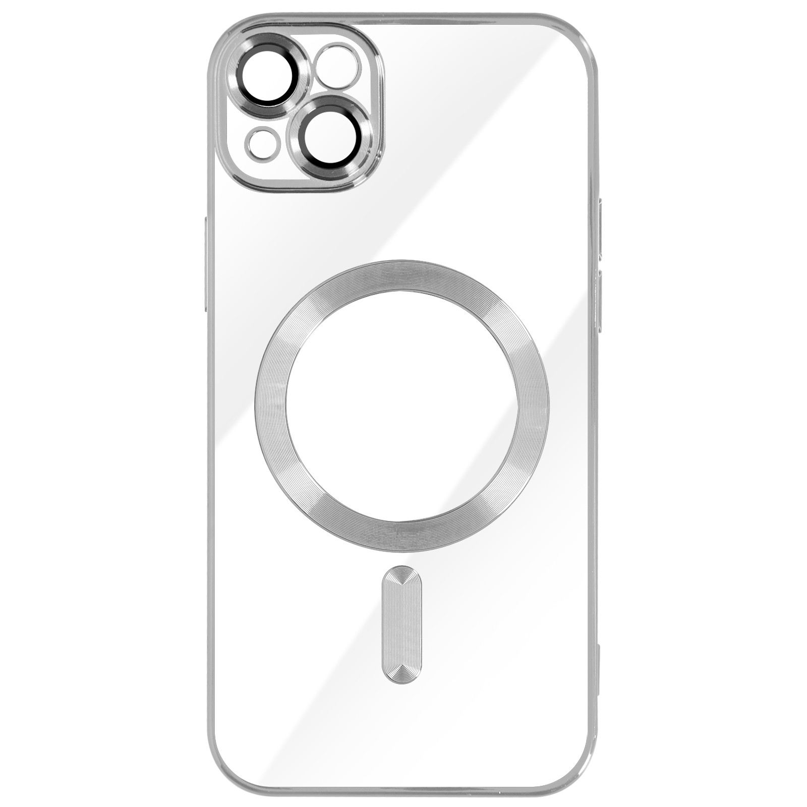 Coque silicone iPhone 13 anti-choc qui protège les objectifs photo des rayures