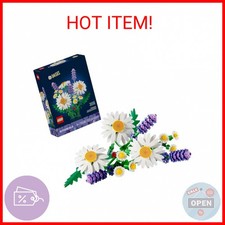 LEGO Botanicals Daisies Building Toy - Artificial Flowers Crafting Kit for Girls