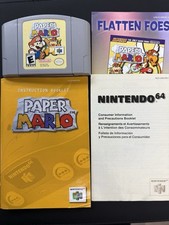 Paper Mario (Nintendo 64 N64) In Original Authentic Box With Manual CIB