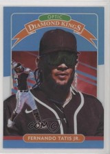 2020 Donruss Optic Retail Carolina Blue & White Prizm Fernando Tatis Jr #1 3wo