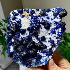 624G Natural "BlueBerry"Fluorite Cluster Crystal Mineral Specimen/Inner Mongolia