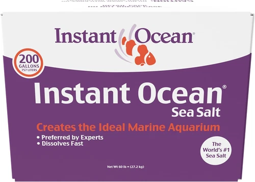 Sea Salt for Marine Fish Tank Aquariums, Nitrate & Phosphate-Free
