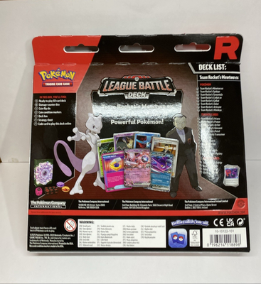 Pokemon - Team Rocket's Mewtwo ex League Battle Deck