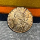 (#100420) Morgan Dollar:  1880 O  unc.  better date, neat toning  (see video!)