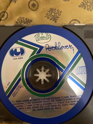 Pooh - Poohlover - CD 1° stampa (autografato) No Barcode - Foto 4 di 4