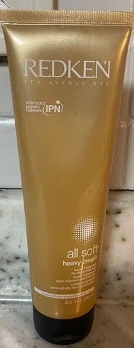 REDKEN All Soft Heavy Cream Super Hair Treatment Argan Oil Size 8.5 oz *