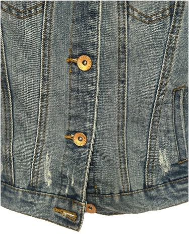Ci Sono Girls Jean Jacket Lightweight Size 7 Excellent Condition School Clothes - Picture 7 of 9
