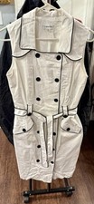 Calvin Klein • White • Double Breasted Sailor Dress • Size 10
