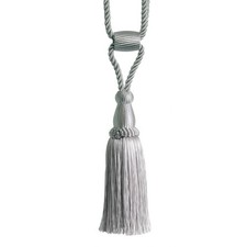 Monaco Barrel Tieback, Silver - Sold Individually
