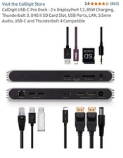 CalDigit USB-C Pro Dock USB-C & Thunderbolt 3...