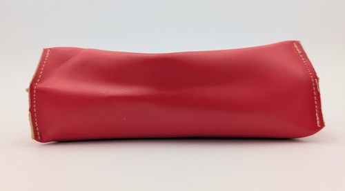 Vintage Delta Airlines Red Vinyl Amenity Travel Bag 1960s-70s Airline Promo - Picture 13 of 13