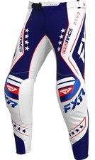 FXR Revo Patriot Mens MX Offroad Pants White/...