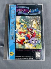 Popful Mail (Sega CD, 1995) Cib W/Reg Card & Insert! Tested & Working!
