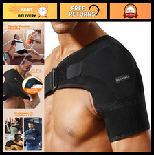 Adjustable Shoulder Brace  Arm Sling for Rotator Cuff Support, Pain Relief, Com