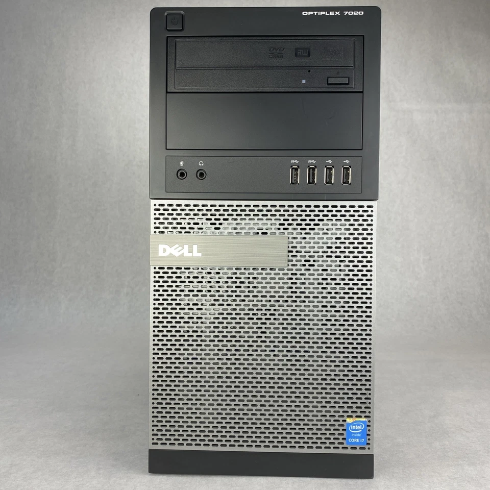 Dell OptiPlex 7020 MT Intel Quad Core i7-4790 3.60GHz 8GB RAM DVDRW No HDD No OS - Image 2 of 4
