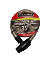 Trimax TG2236SX Ironclad Flexible Armor-Plated Cable Lock | 36" Heavy-Duty