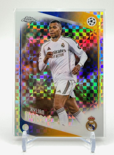 2025-26 Topps Chrome Uefa Club Competitions - Kylian Mbappe #112 X-Fractor