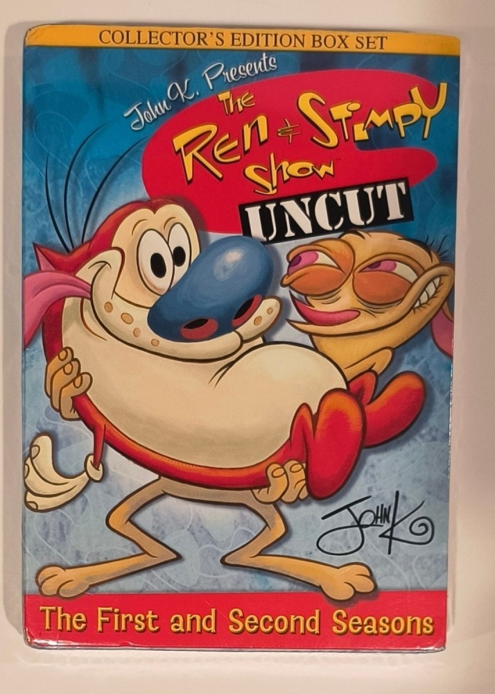 The Ren & Stimpy Show: the First and Second Season (Uncut) (DVD, 1991) DVD NTSC