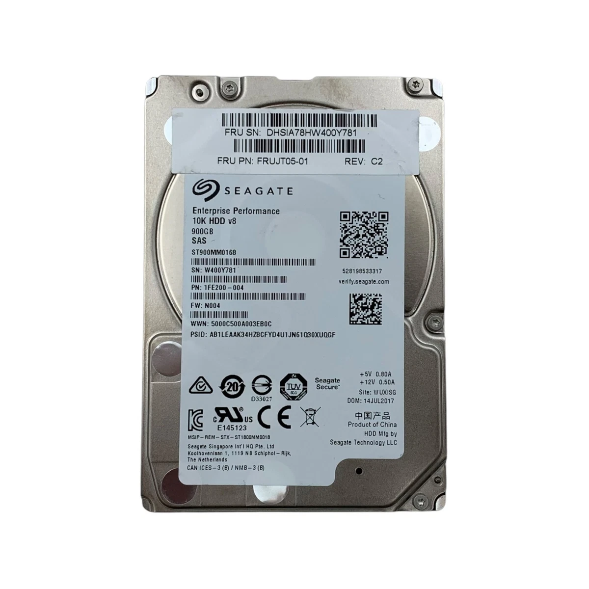 25+ Dell SAS Internal Hard Disk Drives 900 GB Storage Capacity for