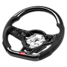 APR 3 Spoke Steering Wheel Carbon Fiber Leather Black for 19-20 Volkswagen Jetta
