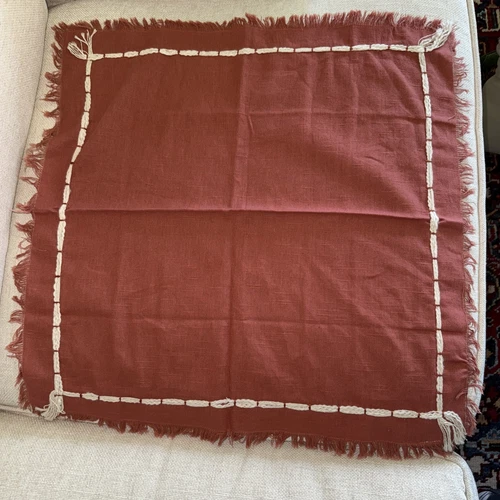Pier 1 Fringed Cotton Napkins - Thumbnail 2