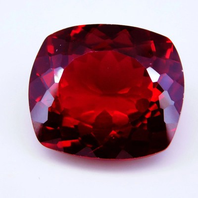 50. + Ct Natural Mozambique Blood Red Ruby Certified Flawless Loose Gemstone
