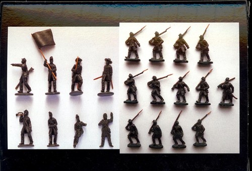 Strelets Models 1/72 UNION TROOPS IN ATTACK Figure Set - Picture 3 of 3