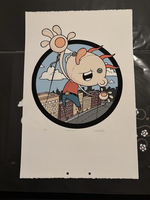 Mike Budai Oh Lucky Day! Poster Art Print Only 18 Prints and Has 18 Colors!!!