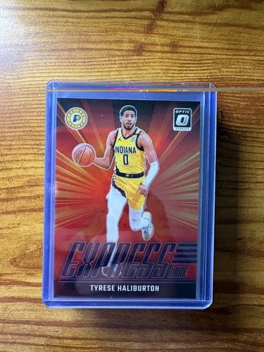 2024-25 Panini Donruss Optic - Express Lane Tyrese Haliburton #25 Purple Prizm