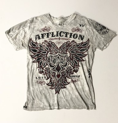 Affliction Lost Souls Men s T-Shirt Size Medium