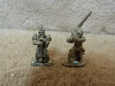 VTG Rawcliffe Partha Pewter D&D Figures PP684 Warlord Gem & TEMPLAR DD 681