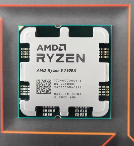 AMD Ryzen 5 7600X R5 7600X AM5 CPU Processor 4.7 GHz 6-Core 12