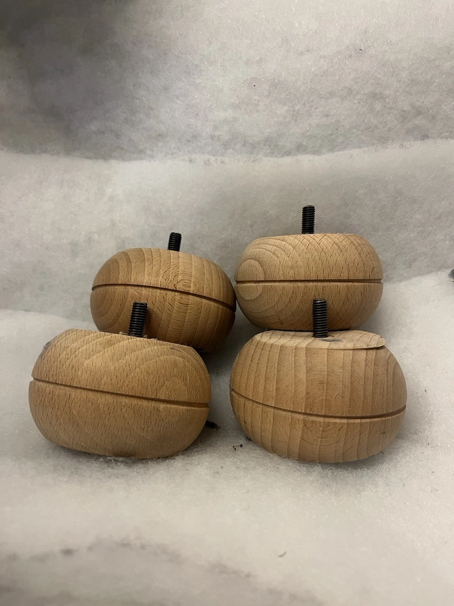 4 Pieds De Lit Et Sommier En Acier Chromé 20 Cm - Avec Socles Et écrous à Griffes (MEGALUXFRANCE)