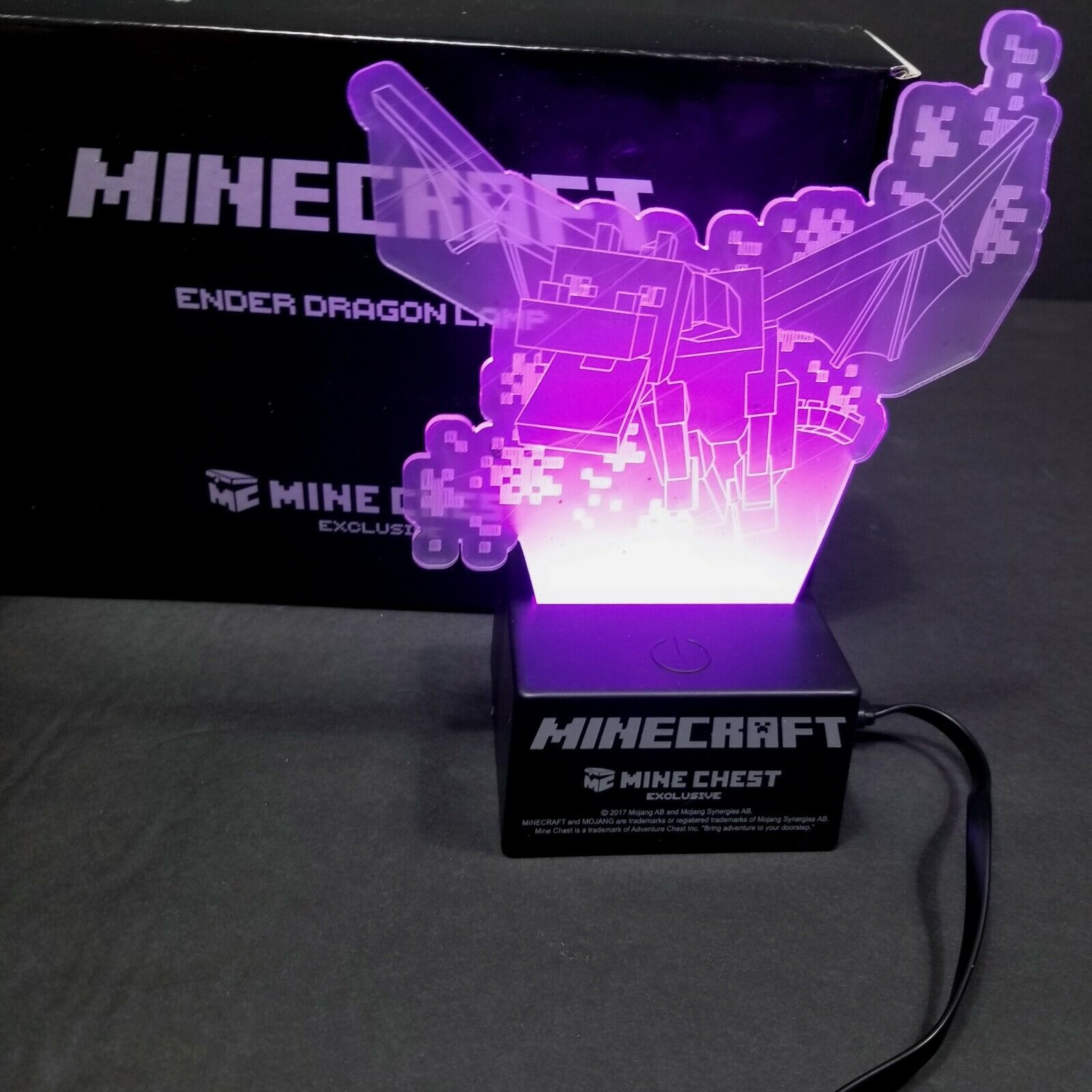 Lampe 3D Minecraft Pioche