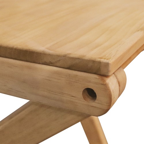 Juego de comedor de hoja de mariposa plegable corona mesa de comedor 4 sillas pino liso - Imagen 7 de 12