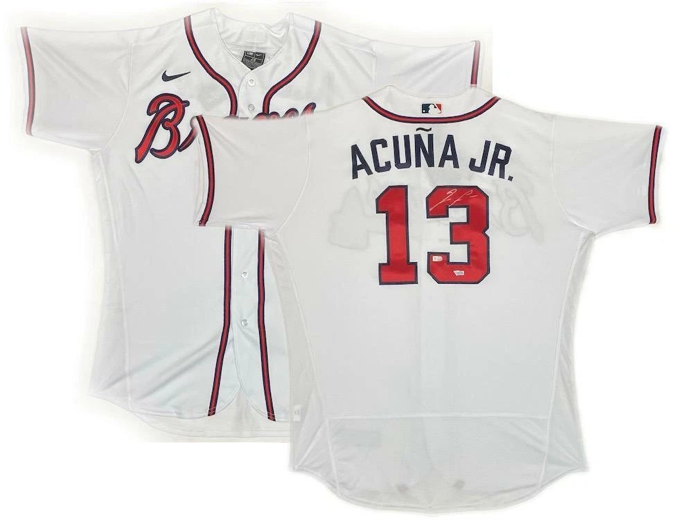 Ronald Acuna Jr. Atlanta Braves Fanatics Authentic Autographed
